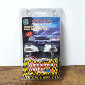 GT Windscreen Washer Super Bright LED Lights w/ Signal Lamp Funtion, RED, BLUE - Picture 1 of 2