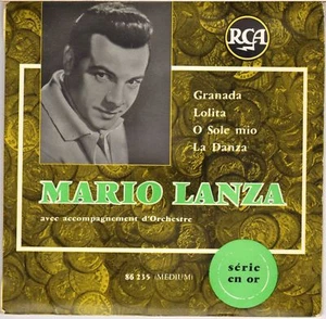 MARIO LANZA "GRANADA / O SOLE MIO" 60'S EP  RCA 86235 - Picture 1 of 2