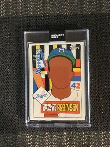 Jackie Robinson Project 2020 Topps Collector Card In Hard Clear Case.. E3E