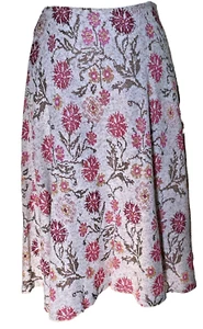 Cecilia Prado Anthropologie Damen Floral Tapestry Flare Strickrock (Neu mit Etikett) - Bild 1 von 7