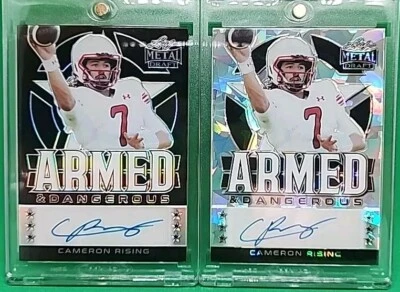 Cameron Rising 2022 Leaf Metal Draft Armed & Dangerous Autographs  /15 & /25 🔥 - Image 1 of 4