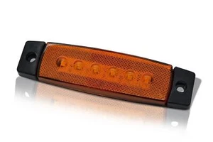 24 V Bernstein Super Slim LED Marker Licht passend für LKW Scania Volvo Mercedes Iveco - Bild 1 von 7