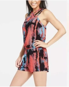 Fabletics Abstract Crisscross Neckholder Strampler Small Athleisure Ärmellos Multi - Bild 1 von 9