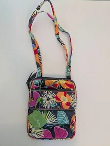 NWT Vera Bradley Jazzy Blooms Mini Hipster Crossbody Adjustable Strap Retired - Picture 1 of 4