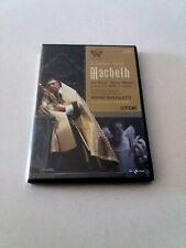 DVD " Verdi Macbeth " " Como Nuovo Bruno Bartoletti Leo Nucci Sylvie Valayre