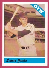 1979 One Year Winners Baseball card #68 Lamar ( Jake ) Jacobs -- Minnesota Twins