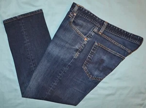 Men's AG Adriano Goldschmied The Graduate Jeans Size 34 x 26 Dark Navy - Picture 1 of 9