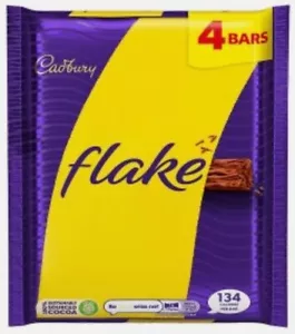 Cadbury's Flake Chocolate Bar 4 Pack D - Picture 1 of 1