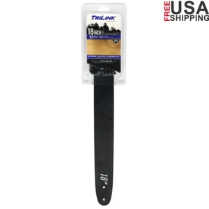 18" Chainsaw Bar Chain Combo Low Vibration 62 DL Semi-Chisel 3/8" LP 050" Gauge - Picture 1 of 9