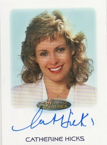 Women of Star Trek Art & Images: Catherine Hicks, Gillian Taylor Autograph Card