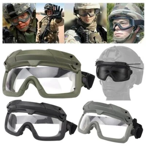 Tactical Glasses Anti Fog Combat Game Eyewear Multifunctional Protective Goggles - Picture 1 of 24