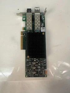 Dell 0VGJ12 Emulex LPE31002 Dual-Port 16GB Fiber Channel FC PCIe NIC Half Height - Afbeelding 1 van 2