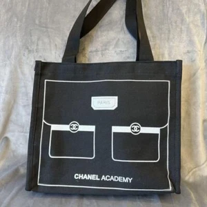 Borsa tote Chanel Academy novità nera 29x33 cm - Foto 1 di 5
