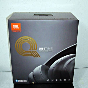 【NEW】JBL E55BT QUINCY EDITION OVER-EAR WIRELESS HEADPHONES - SPACE GRAY - Picture 1 of 10