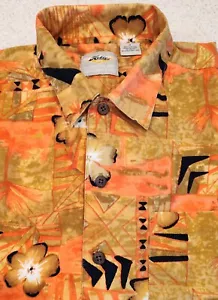 Hobie Shirt Mens Medium Vintage Hawaiian All Over Print Floral - Picture 1 of 8