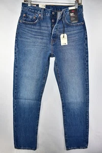 New Levi's 501 Premium Original High Rise Button Fly Jeans Womens Size 28x32 - Picture 1 of 11