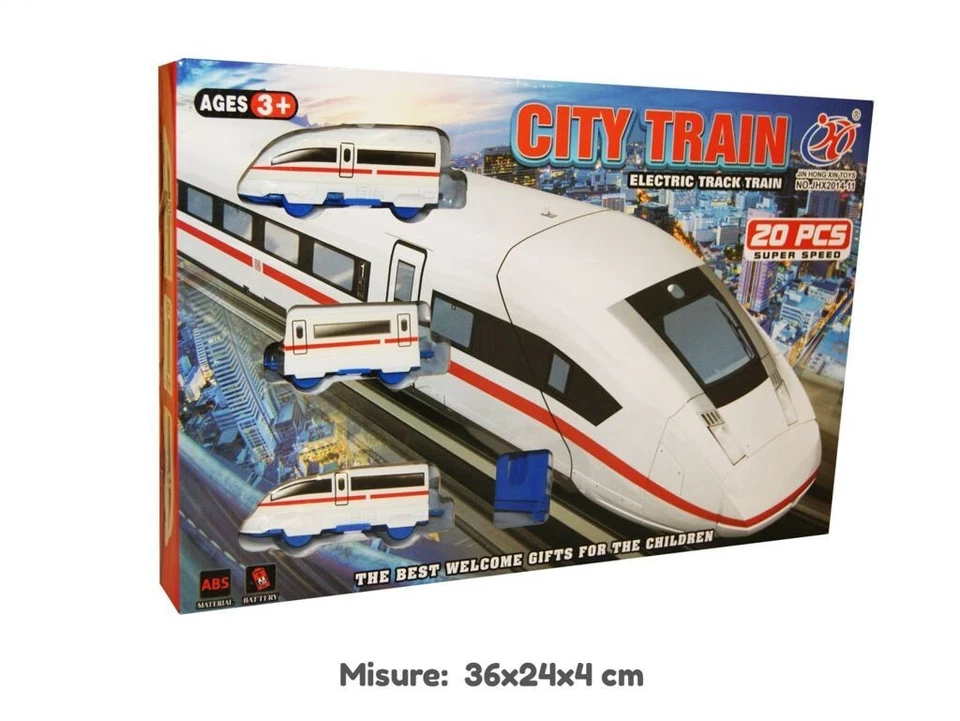 City Train Treno Trenino Giocattolo Gioco Bambini dfh - Immagine 1 di 1