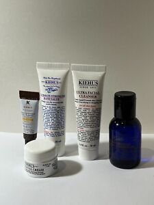 kiehl's Skin Care Travel Set: Ultra Facial Cleaser/ Cream / Concentrate / Oil