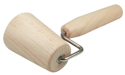3 x Teig - Eckenroller Teigroller Teigrolle Nudelholz konisch L 17 cm Buchenholz - Bild 1 von 4