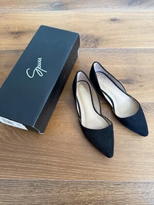 Womens Spurr Black Ballerina Work Shoes SIZE 36/ AU 5 Worn Once - Picture 1 of 6