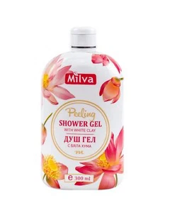 100% Natural Bulgarian kaolin white clay SHOWER GEL peeling, hydrating by Milva - Picture 1 of 1