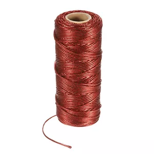 110Yard/328Feet 1.5mm Red Twine String, Glitter Ropes Gift Wrapping Cord - Picture 1 of 6