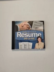 Winway Resume Deluxe Computer/PC Software Build Job Hired Help 2004 - Photo 1/4