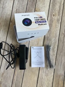 Argmao Full 1080P HD externe Webcam Autofokus Videoanrufe gebraucht mit Box - Bild 1 von 2