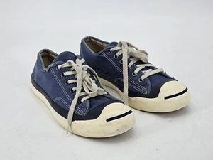 VTG Converse John Varvatos Jack Purcell Blue Canvas Sneakers Unisex W's 7.5 M 6 - Picture 1 of 13
