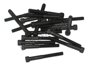 20-EINFACHER STAHL-1/4-20 X 2-1/4" SH STECKSCHLÜSSEL INBUSKAPPE MASCHINENSCHRAUBEN VERSCHLÜSSE - Bild 1 von 1