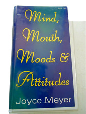 MIND, MOUTH, MOODS & ATTITUDES BY JOYCE MEYER (4 Cassette Tapes)