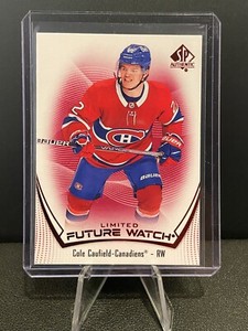 2021-22 SP Authentic Limited Red Future Watch #101 Cole Caufield - Canadiens