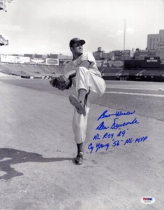 Don Newcombe SIGNED 11x14 Photo Cy Young Brooklyn LA Dodgers PSA/DNA AUTOGRAPHED - Picture 1 of 1