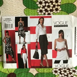Vogue V2863  VTG Sewing Pattern   Vogue Wardrobe  Size: 12-14-16 Uncut - Picture 1 of 9