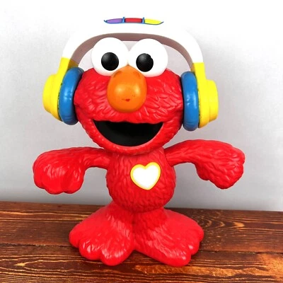 Sesame Street Let's Dance Elmo 12" Elmo Toy Sings, Dances, Lights Up Works E1964 - Image 1 of 4