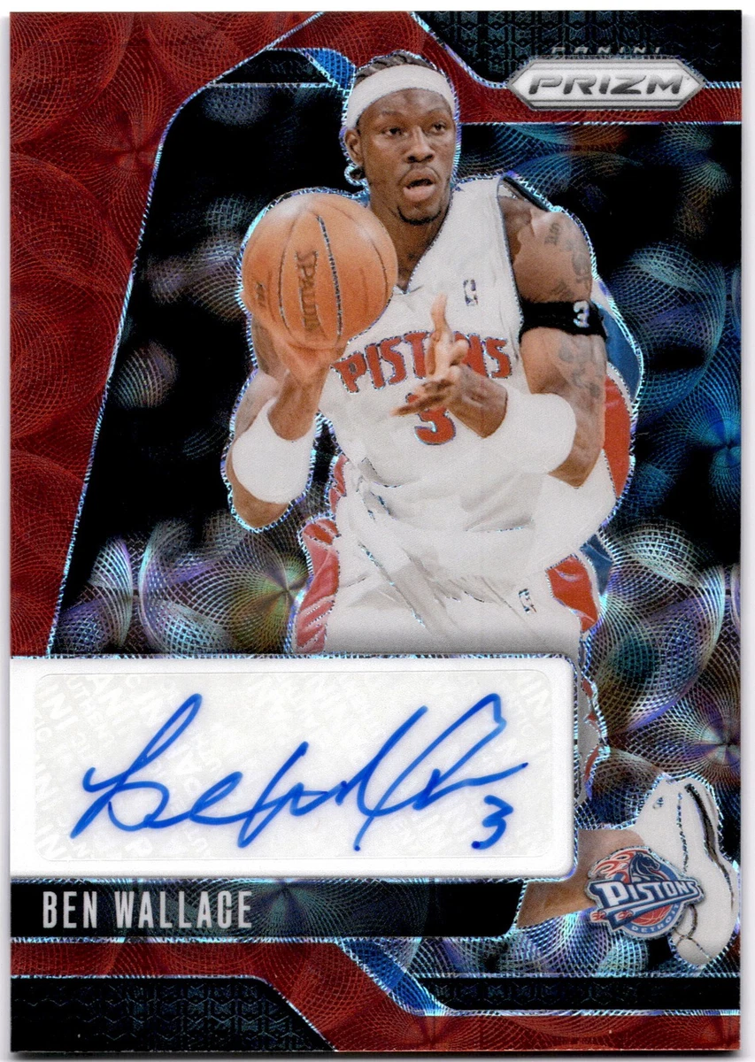 Ben Wallace Autographed Basketball Trading Cards & Accessories for
