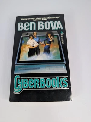 Cyberbooks by Ben Bova Paperback 1st printing SIGNED! - Image 1 of 4
