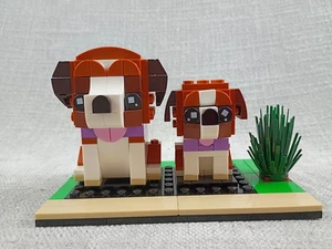 LEGO BRICKHEADZ: Bernhardiner Hund und Welpe (40543) *KOSTENLOSER VERSAND* - Bild 1 von 3