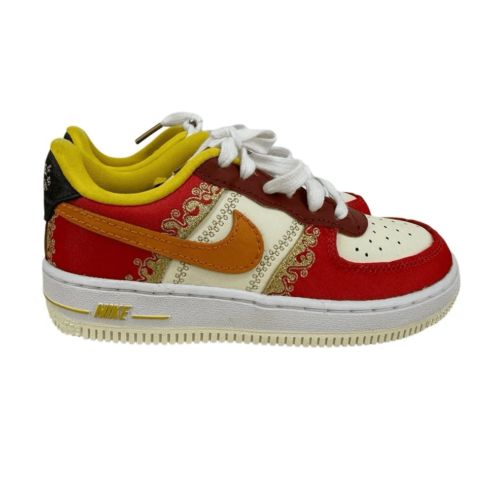 Nike Niños Air Force 1 Little Accra Zapatillas Talla 12.5 Cuero Edición Limitada Foto 1 de 4