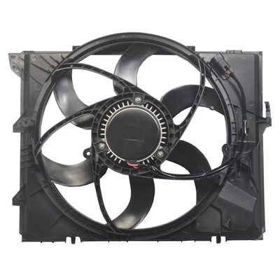 Radiator Cooling Fan Assembly For 2006-2013 BMW E90 325i 328i Z4 17117590699 - Image 1 of 4