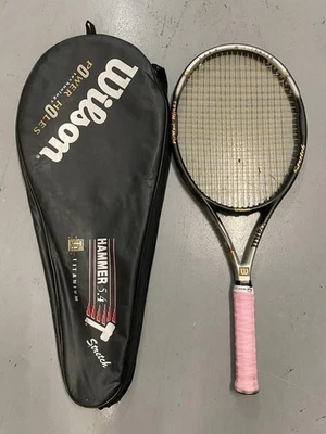Wilson 5.4TI Hammer Titanium Tennis Racquet Stretch Oversize 110sq. In 4 3/8 - Image 1 of 4