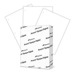 Accent Opaque White Printer Paper, 8.5” x 11” 28lb Bond/70lb Text Copy Paper, 3- - Picture 1 of 7