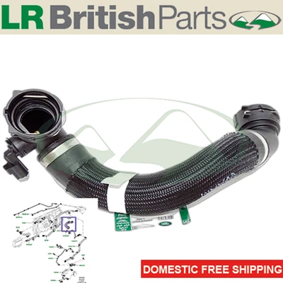 MANGUEIRA RADIADOR INFERIOR LAND ROVER GENUÍNA EVOQUE DISCOVERY SPORT 2.0L LR115208 - Imagem 1 de 2