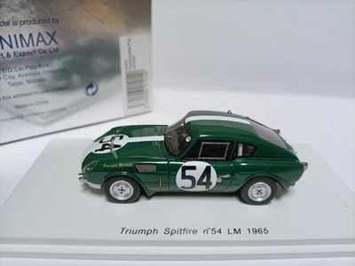Spark 1:43 Triumph Spitfire # 54 LM 1965 resin green car model - Image 1 of 4