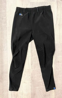 Irideon Riding Pants Women's 1X Black Breeches Skinny Pull On Stretch Made  USA - Image 1 of 4