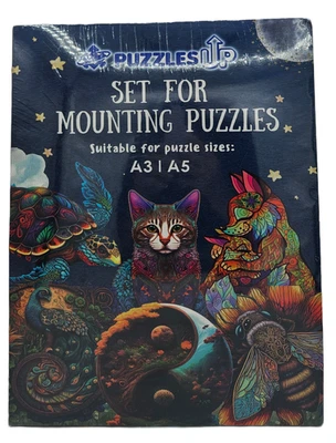 Puzzles Up Set for Mounting Puzzles Suitable for Puzzle Sizes A3 & A5 New Sealed - Image 1 of 4