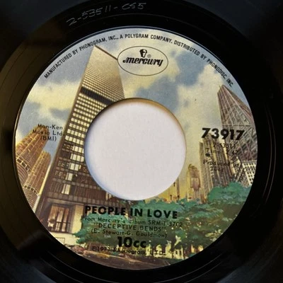 10cc - People in Love 1977 Mercury 45 rpm 73917 - Image 1 of 4
