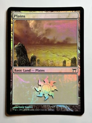 Plains () Champions of Kamigawa 289 Foil MTG Card LP-NM - Image 1 of 2