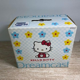 Sega Dreamcast Hello Kitty Skeleton Blue Console Complete Boxed Tested