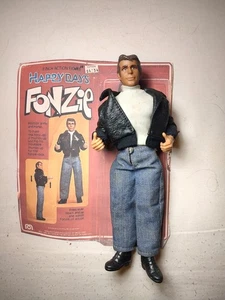 VINTAGE 1976 MEGO FONZIE HAPPY DAYS THE FONZ 8” ACTIONFIGUR KOMPLETT - Bild 1 von 6